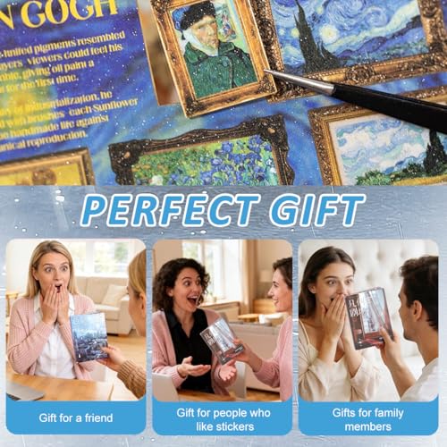 Image of HASTHIP 2 Pack Scrapbooking Sticker Books, 60-Sheet Vintage Sticker Set, Multi-Finish with Glossy Matte & Fine Sand Textures, Retro Tech Aesthetic Stickers for Journaling Planner DIY Crafts