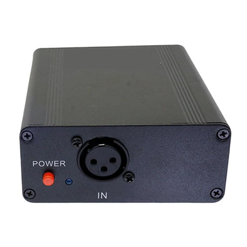Alimentación Phantom de 48 V, Portátil y Recargable para Exteriores, Ideal para Cualquier Equipo de Grabación con Micrófono de Condensador.