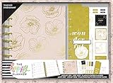 The Happy Planner Classic 12 Month Teacher Planner Box Kit - Fancy Florals Teacher Theme - August...