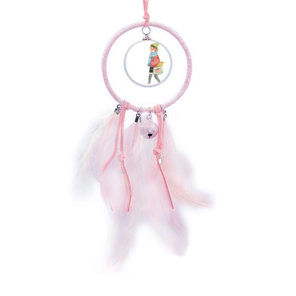 Gatos de pintura atrapasueños con campana pequeña Beauty Gift Miaoji manualidades