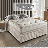 Melhor Cama Box King de 2025: Guia de Compra Completo 5 Cama Box King Herval Irland, Molas Maxspring, 72 x 193 x 203 cm