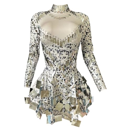 Robe ample manches longues confortable qui cache les rondeurs - 3