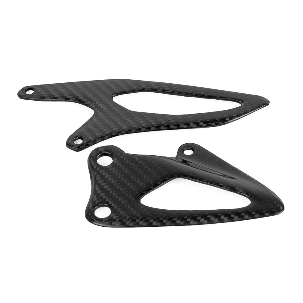 Piastre paratacchi per pedane in fibra di carbonio per moto | Per YAMAHA YZF R1 2015 2016 2017 2018