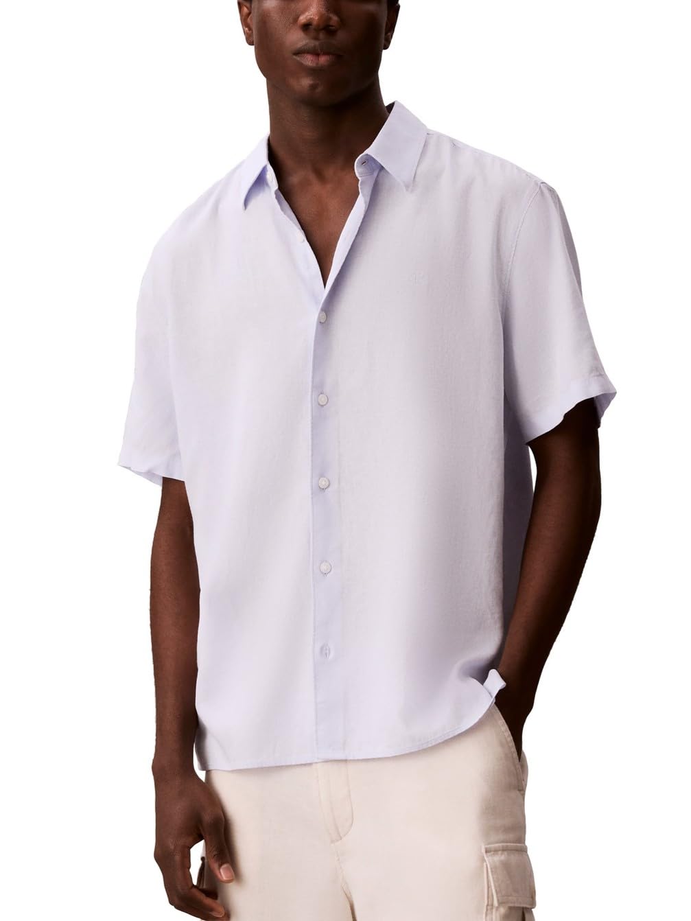 Men's Short Sleeve Linen Classic Shirt