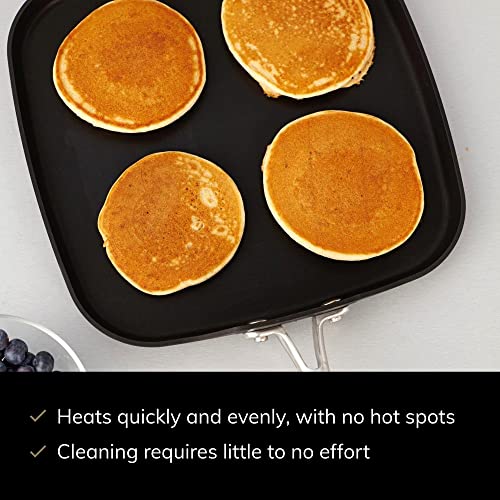 Scanpan Professional 11” Griddle Pan - Easy-To-Use Nonstick Cookware - Dishwasher, Metal Utensil & Oven Safe - Made In Denmark #TOP4