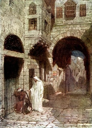 Cuadro de Jesús y Pedro por William Brassey Hole para decoración del hogar en 60x90cm