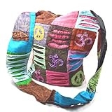handtasche hippie kostüm Farbe und Muster kann leicht abweichen!