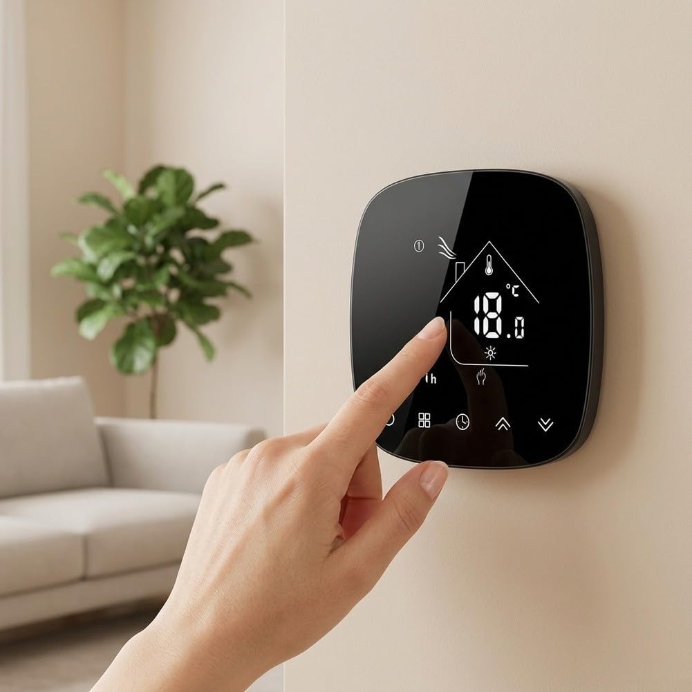 Smart WiFi Thermostat Heizkörpersteuerung Energiesparend(Wall-Mounted Boiler)