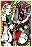 American Gift Services - Artist Pablo Picasso Poster Print of Painting Girl Before a Mirror - 18x24