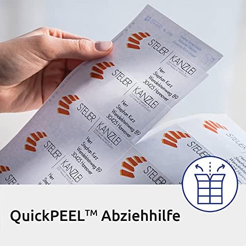 Avery Zweckform L7651-100 Mini Labels 38.1 x 21.2 mm for Pricing Pack of  100 Sheets
