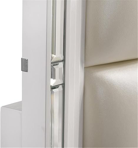 Miniatura 10 de Picket House Furnishings Charlotte - Cama de almacenamiento tamaño King de 2 cajones en color blanco