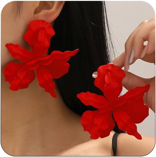 Chunky Flower Earrings for Women Colorful Oversized Petal Statement Earrings Trendy Elegant Wedding Party Present Jewelry Accessories Chunky Flower Earrings for Women Colorful Oversized Petal Statement Earrings Trendy Elegant Wedding Party Present Jewelry Accessories - What Makes a Flowy Floral Dress Perfect for Summer?