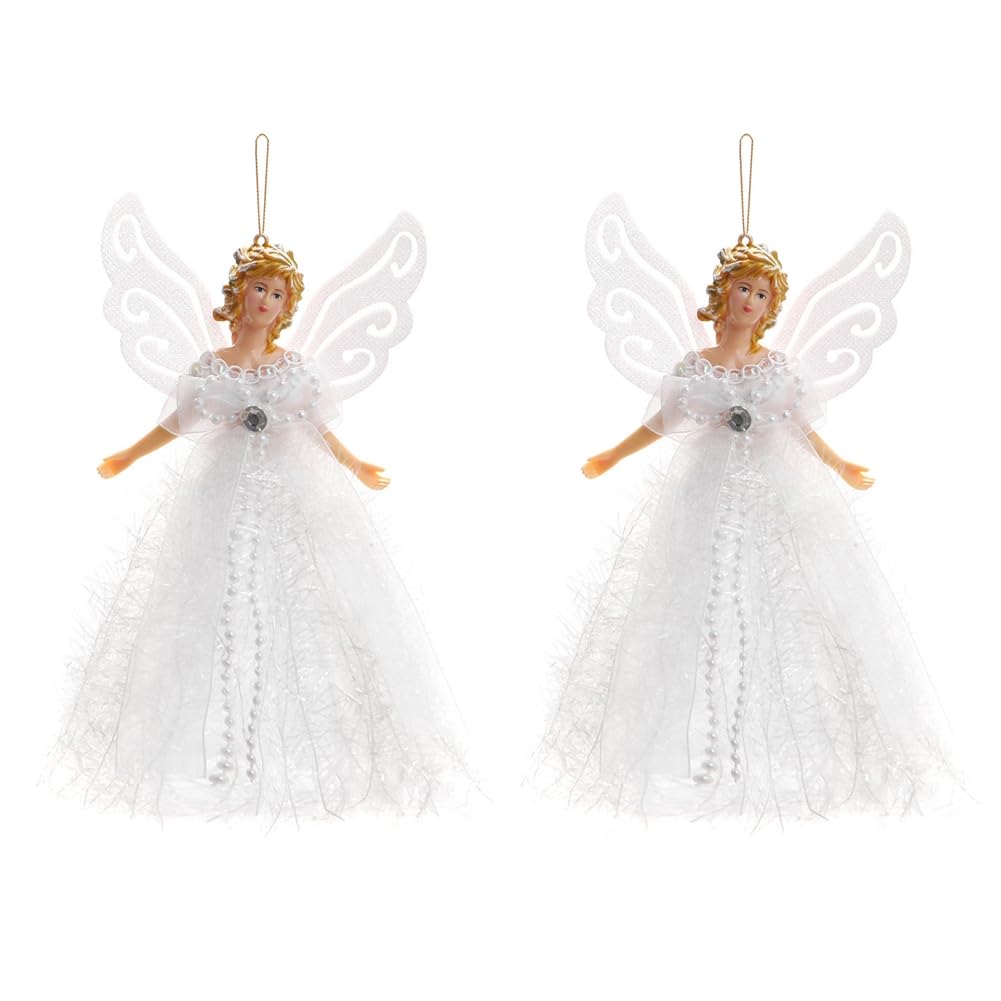 Vjsujehgy Christmas Statue Pendant Christmas Flying Angel Fairy Statue Holiday Decorations