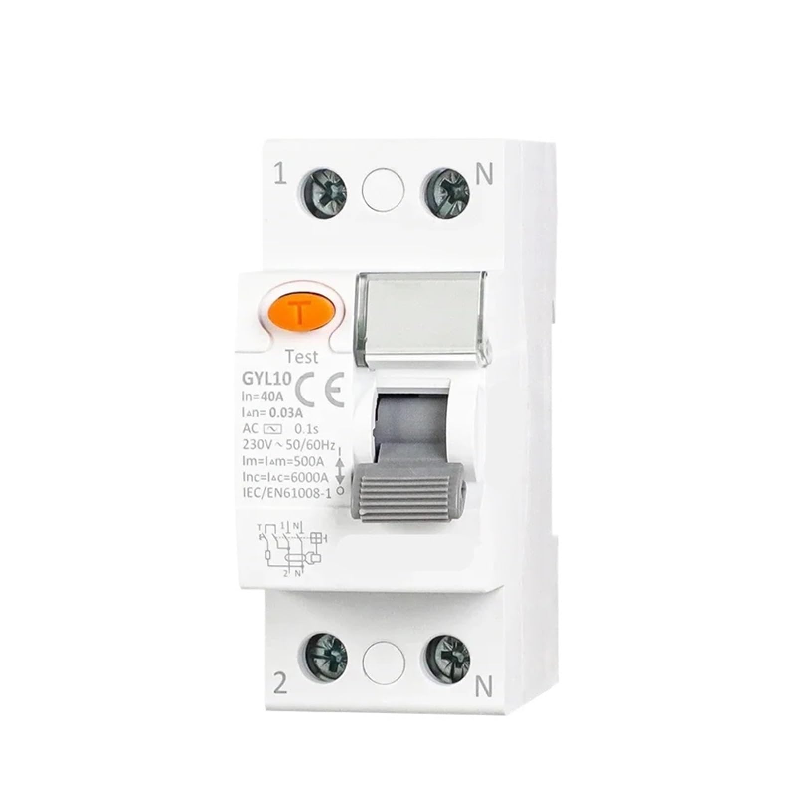 OSHZIKJII Breaker 2P 4P 40A 63A RCD 30mA 100mA 300mA(4P 63A,300mA)