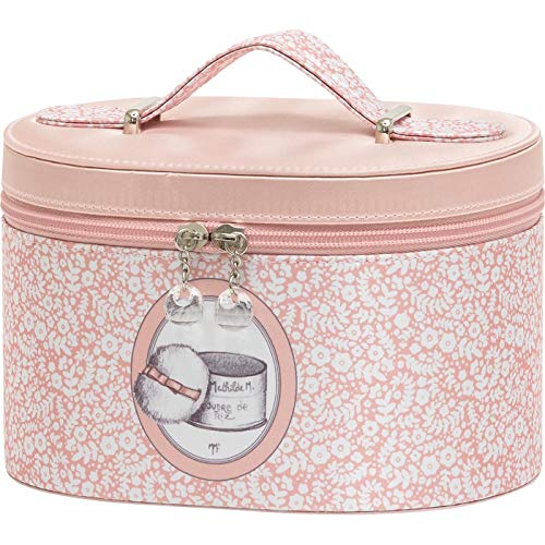 Mathilde M , Kosmetikkoffer Pink rosa / weiß