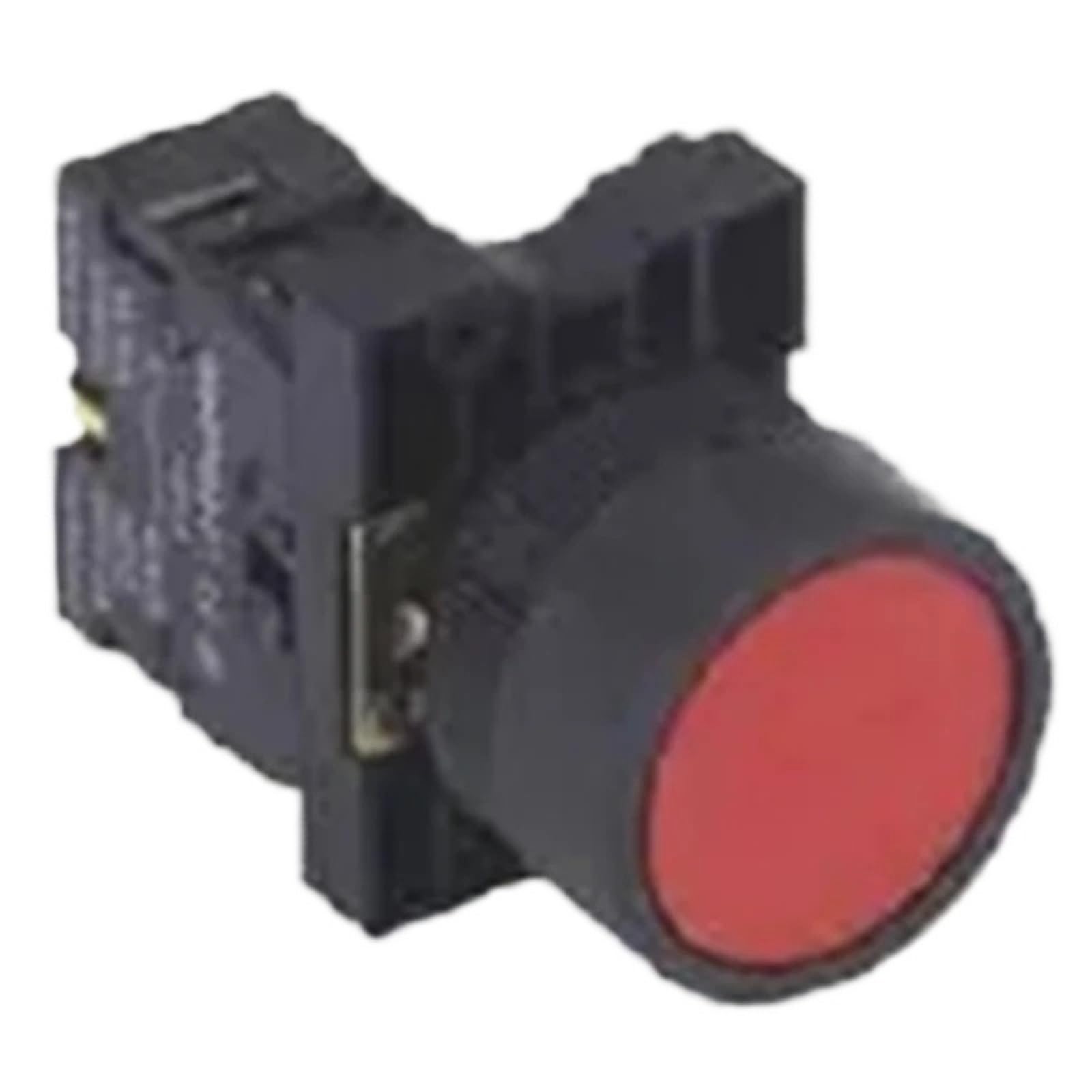 Interrupteur bouton-poussoir 22mm 1NO momentané à tête plate et borne à vis PB225E-10/R