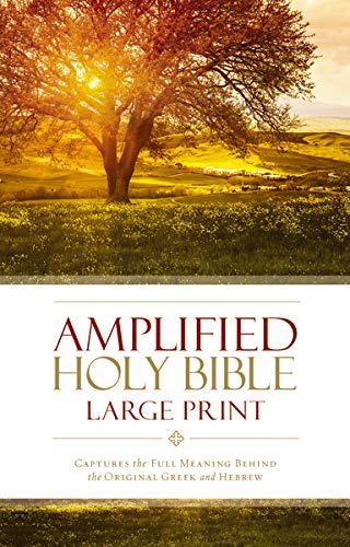 Amplified Holy Bible, Large Print, Hardcover: Captures the Full Meaning Behind the Original Greek and Hebrew
