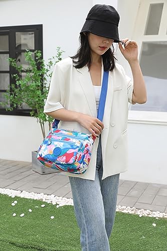 Image of Pealwel Women Shoulder Handbag Roomy Multiple Pockets Bag Ladies Crossbody Purse Tote Top Handle Satchel