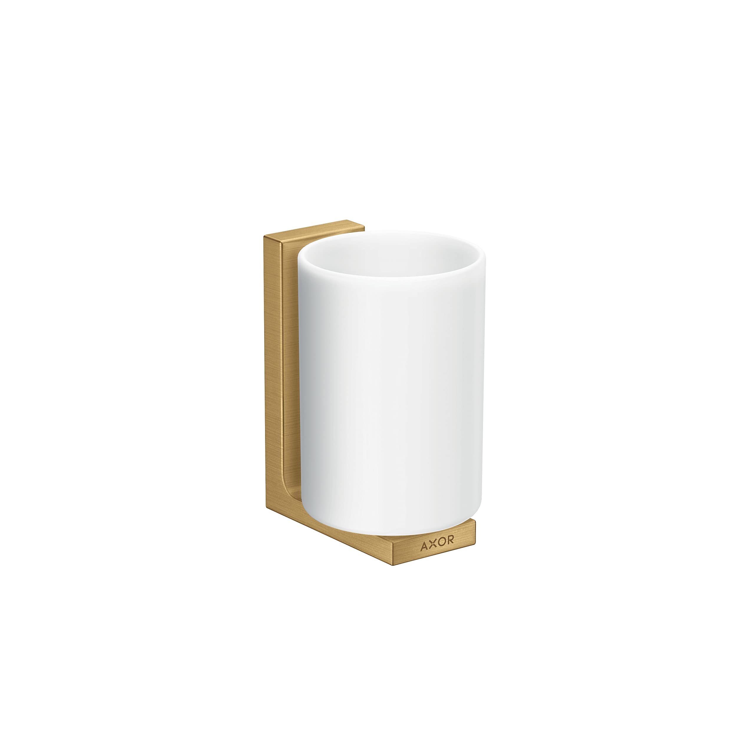 Gobelet brosse à dents AXOR 42604250 rectangulaire, stabilité et revêtement durable