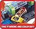 Hot Wheels Track Set and Toy Car, Large-Scale Motorized Track with 3 Corkscrew Loops, 3 Crash Zones and Toy Storage (Amazon Exclusive)
