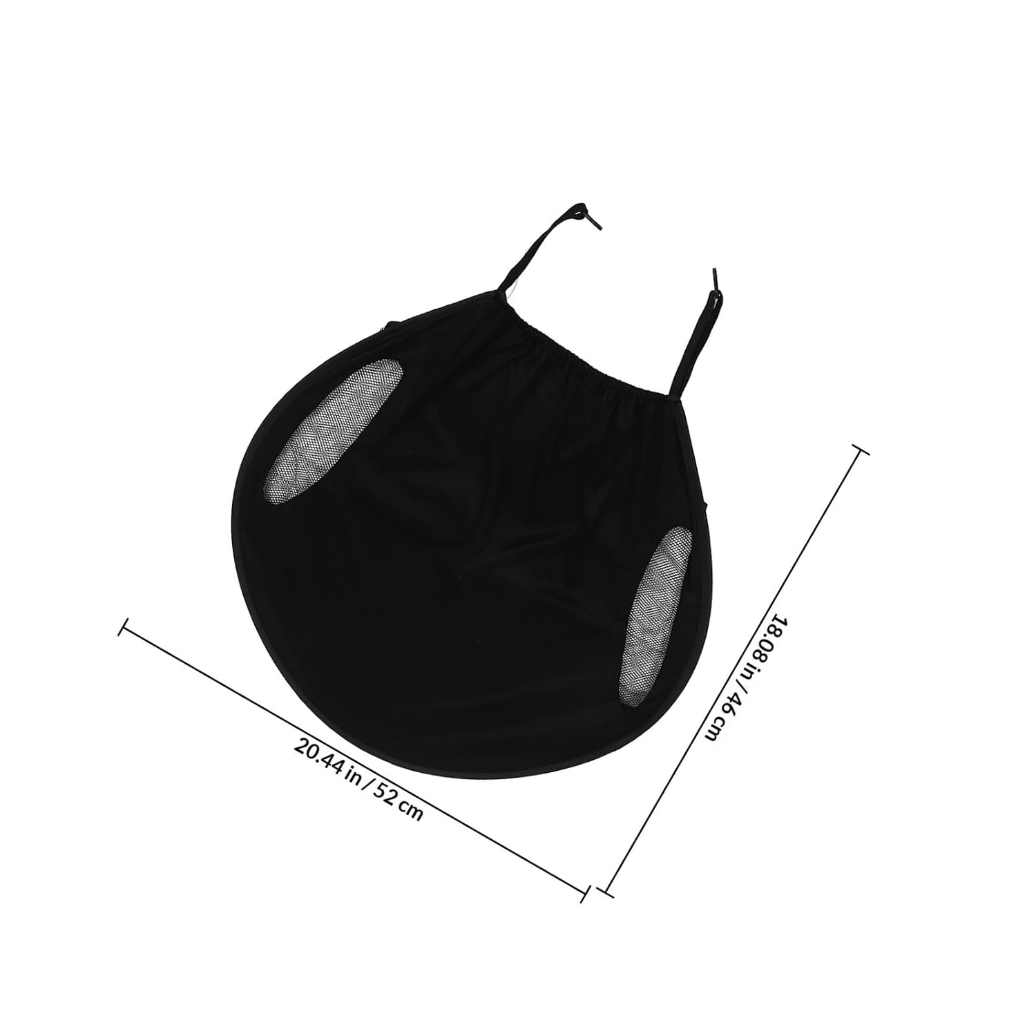 Stroller Sunshade UV Cover Full-Cover Sun Protection Canopy Black Dustproof Fabric Enlarged Size Outdoor Pushchair Shade for Strollers