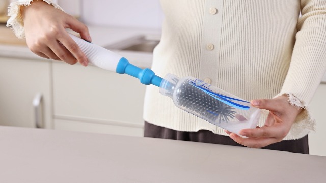Baby Bottle Washer IvyWind Electric Baby Bottle Brush Set UV