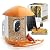 KEEPYOO 2.5K Bird Feeder with Camera, Wildlife Video Recording Feeder for Outdoor, Non-Subscription Free Bird Identification with Solar Panel & 32GB Card, Ideal Gift for Nature Lovers (Brown)