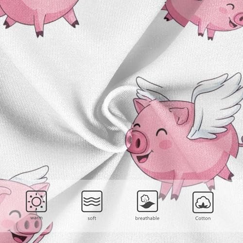 Cotton Girls Underwear Toddler Cute Pink Pigs White Wings Cute Panties Girl Colorful Briefs Underpants 2t3