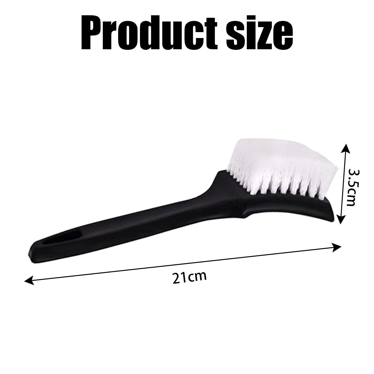 Set Spazzole Per Pulizia Cerchioni Auto: 2 Pezzi Con Manico Ergonomico, Per Leghe E Pneumatici - 2