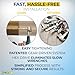 Zipbolt 13.600 UT Railbolt Bulk Pack — Connect Handrails to Staircase Fittings and Newels, Durable, Fast, and Easy Residential and Commercial Installation, New Construction and Remodels