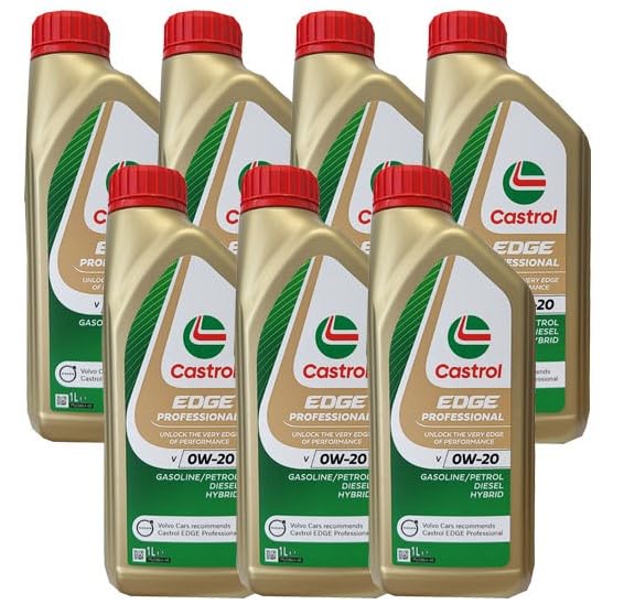 7 Liter CASTROL Edge Motoröl Öl TITANIUM 0W20 V ACEA C5 für VOLVO VCC RBS0-2AE