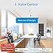 Interruptor de Pared Wi-Fi 2 Vías, 1 Canal, Compatible con Alexa, Asistente...