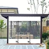 les rideaux de bâche transparents extérieurs conviennent aux jardins, pergolas, terrasses, gazebos, balcons, carports, porches, tentes et salles de réparation de voitures, etc.