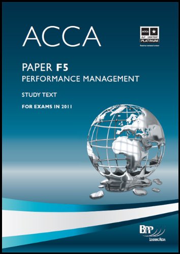 Buy ACCA - F5 Performance Management: Study Text — BookShops.in