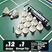 AboveGenius Goose Feather Badminton Birdies 6 Pack, Badminton Shuttlecocks with Stability Durability, High Speed Shuttle Balls for Indoor Outdoor Backyard Practice Training (6)