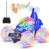 🚑🚑 MUSIK-EIN / AUS-SCHALTER FÜR RUHIGES SPIEL: Unser RC-Stunt-Auto verfügt über einen Musik-Ein / Aus-Schalter, während andere laut sind!