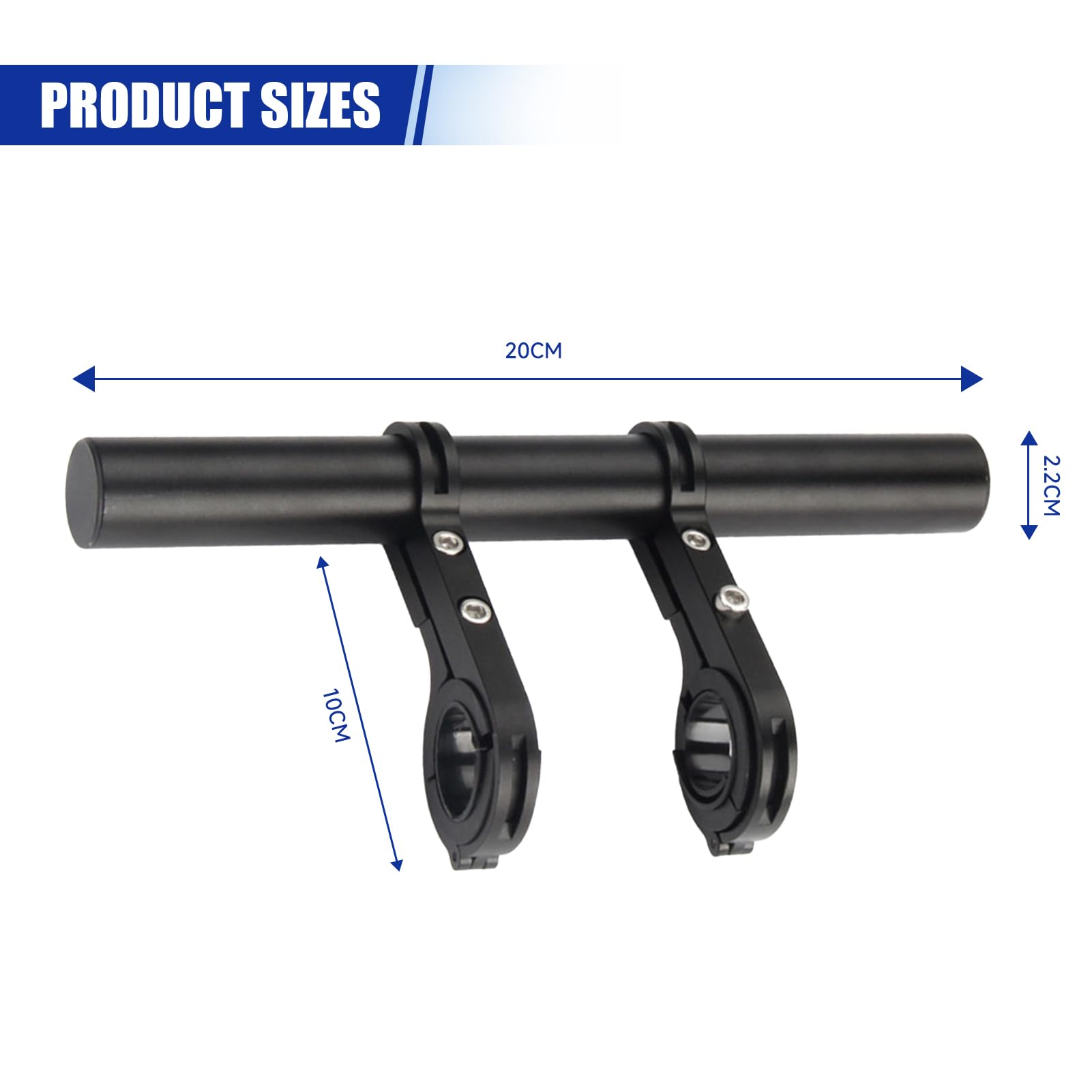 Prolunga manubrio bici regolabile con lavorazione CNC, stelo cavo, per mountain bike da strada, rosso e nero (31,8*90) | Leroy Merlin