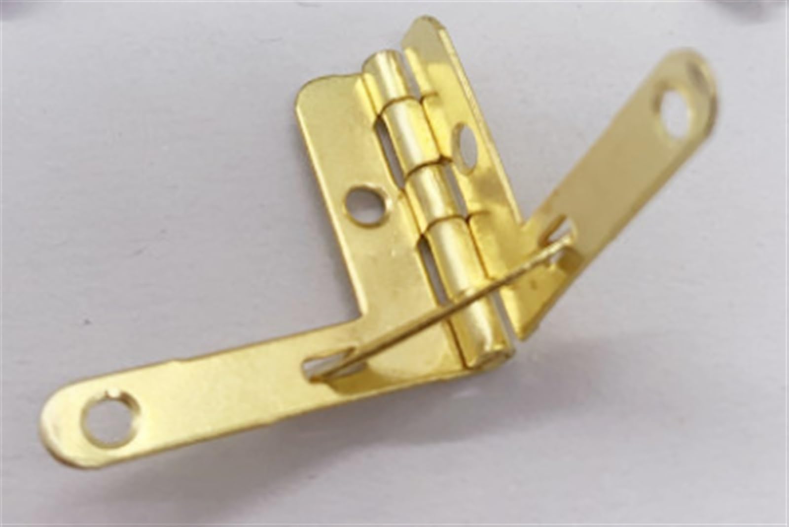 10Pcs Antique Bronze Hinge Support Frame Jewelry Wine Case Wooden Cigar Gift Box lid 90 Degree Spring Furniture Hardware(Bronze)