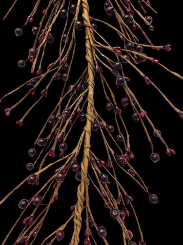 AR45-Big-Primitive-Pip-and-Holly-Berry-Garland-in-Burgundy-Color AR45 Big Primitive Pip and Holly Berry Garland in Burgundy Color