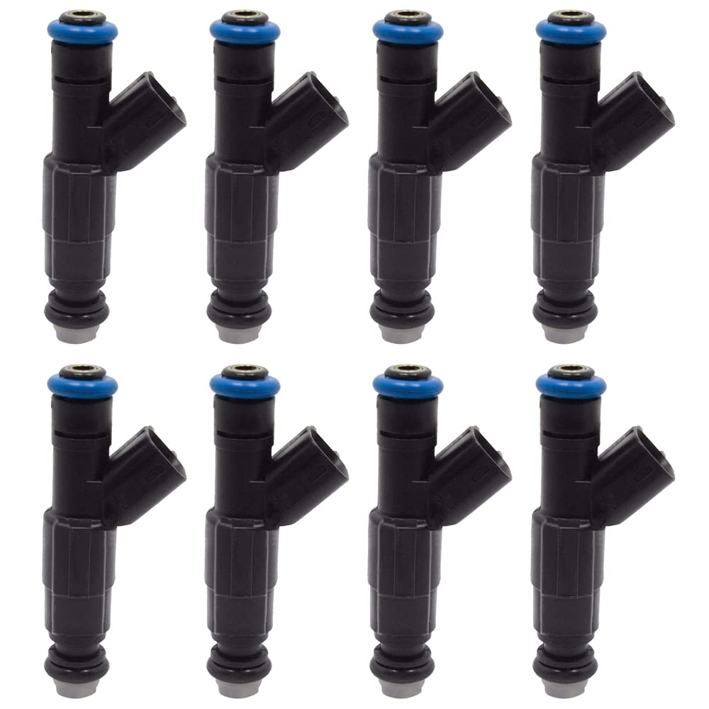 MACHSWON Lot de 8 injecteurs de carburant 0280156081/12567905/3858969, compatible avec Chevrolet Blazer S10 1995-2012 S10 Pickup 1994-2012
