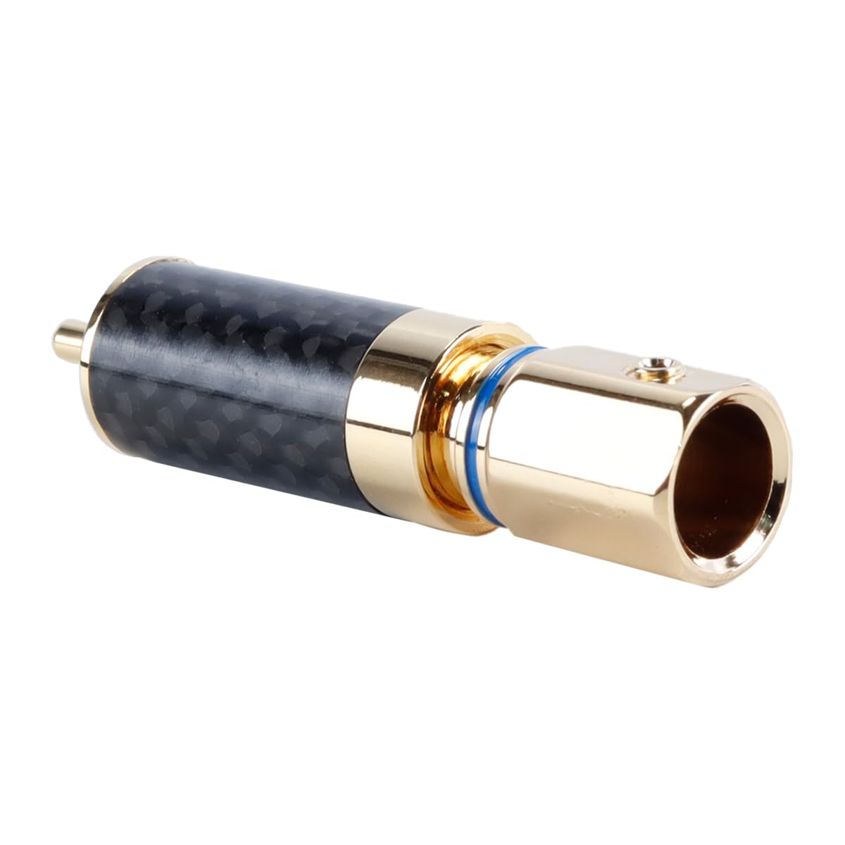4 Connettori R-CA Di Fascia Alta Da Avvitare Senza Saldatura, Con Connettori Phono R-CA Placcati in Oro E Rodio, Maschio, Cavo Fino a 10,0 Mm