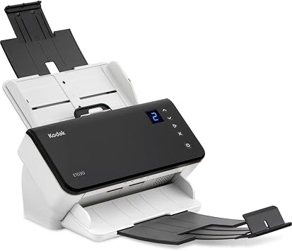ماسح Kodak E1030 A4 مع وحدة تغذية المستندات التلقائية ADF 600 x 600 DPI Black