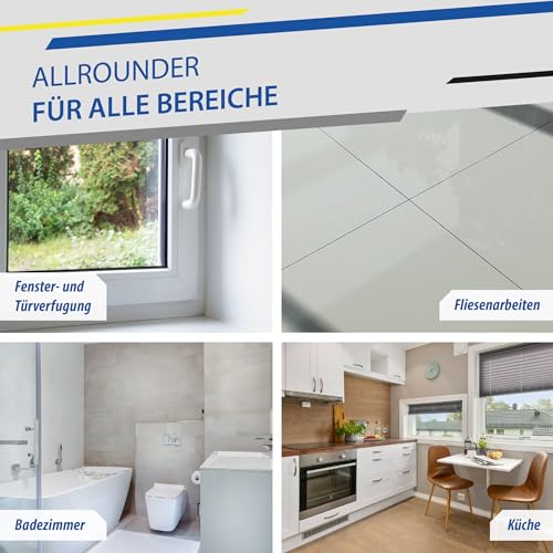 FUGENFUX® Kombi Meister-Set: Klassik 4er + Small – Spezial-Fugenabzieher – Fugenglätter für jede Größe – Fugenabzieher mit Revolutionärer Zauber-Spitze für Extrem Enge Stelle – Made in Germany