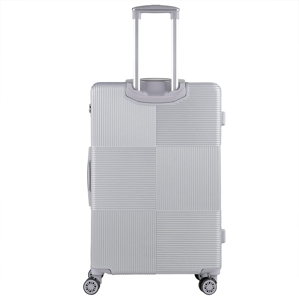 Enrico Coveri Set 3 Trolley Da Viaggio, Valigie Rigide in Tre Dimensioni Con Doppie Ruote Girevoli e Struttura in ABS Doppio Strato, Antigraffio e Antiurto