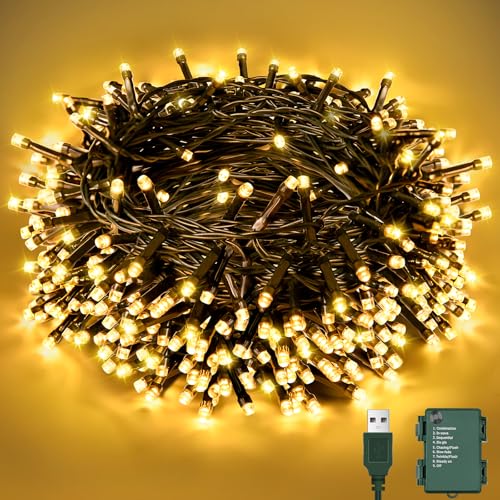 Etopgo Lichterkette Batterie,10M 100LED Lichterketten Außen Batterie...