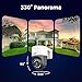 [300°Pan 90°Tilt+Human Tracking] Hiseeu 4K PoE PTZ Camera System,NVR Security Camera System w/6Pcs 5MP Wired Security Camera Outdoor&Indoor,2-Way Audio,Waterproof,7/24 Record for Home Surveillance