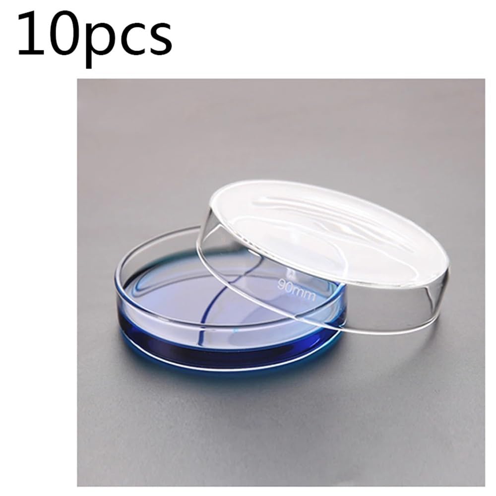10 pezzi/confezione 90mm piatto di coltura batterica in vetro attrezzatura da laboratorio in Attrezzature da laboratorio