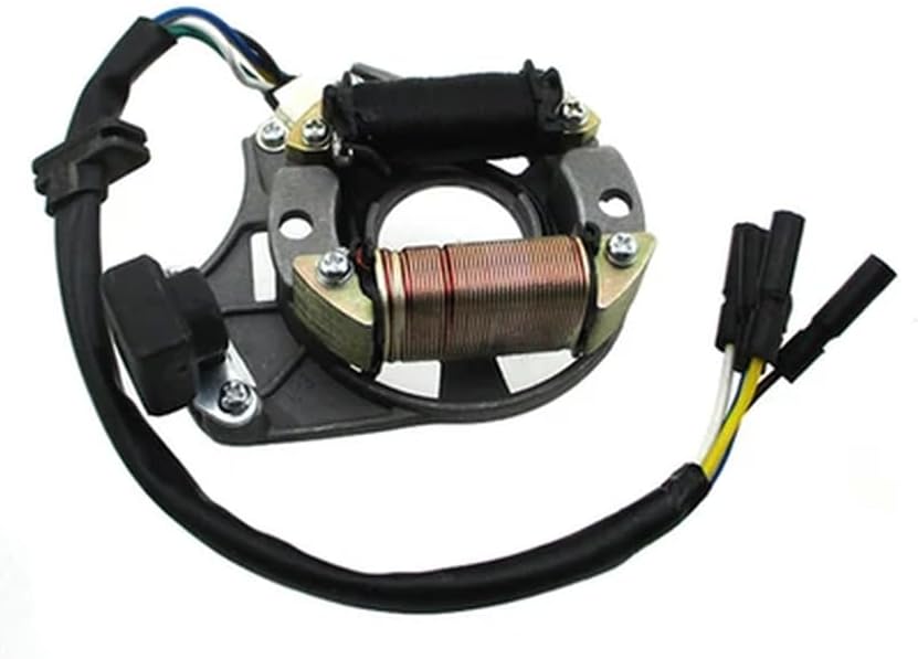 STONEDER Engine Magneto Stator Cover Cap With 2 Coils Compatible For 50cc-125cc Motorcycle Pit Dirt Bike(STATOR AND COVER)