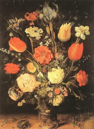 Peinture à l'huile de Jan Brueghel l'Ancien tableau de fleurs fait main