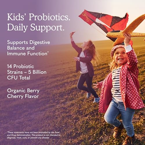 Garden of Life Dr. Formulated Kids+ Probiotics, Shelf Stable, Berry Cherry - image 4